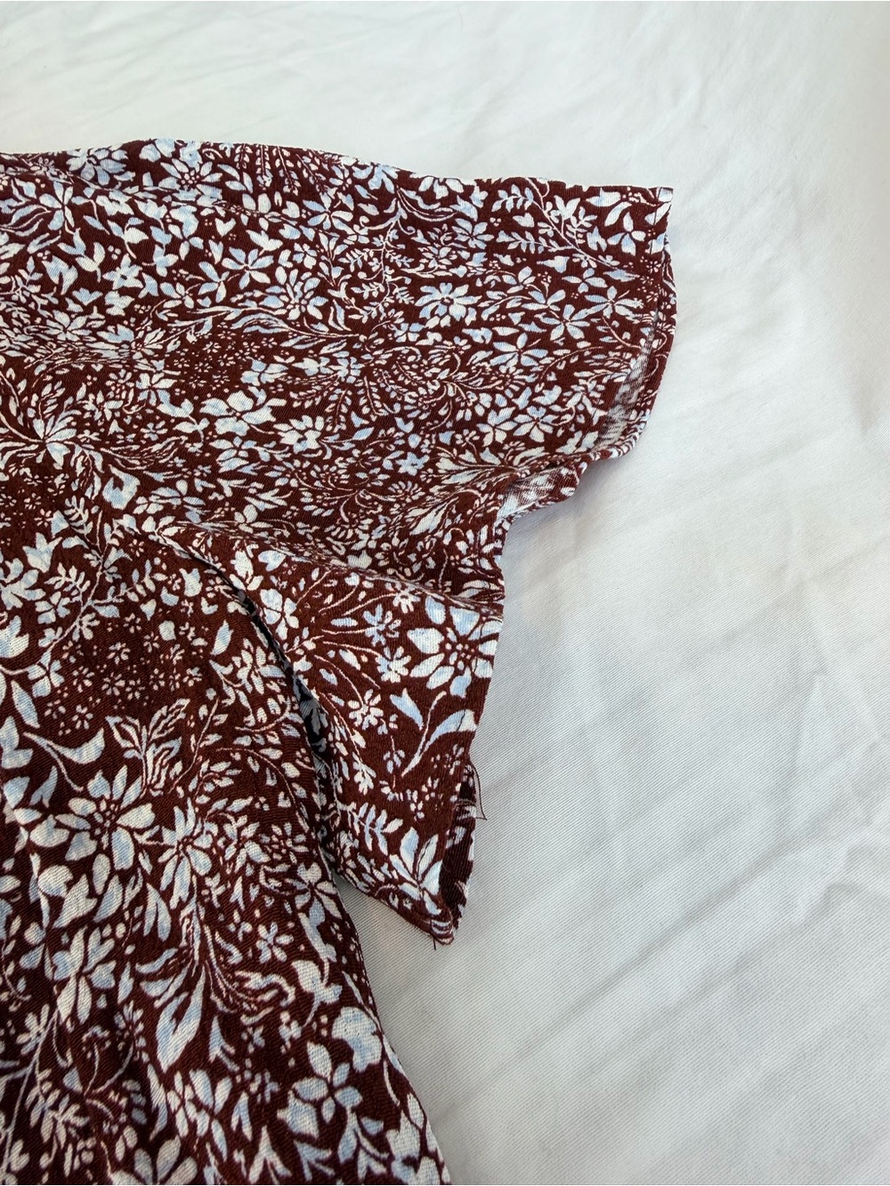 Madewell Floral Short Sleeve Mini Dress - Picture 10 of 13